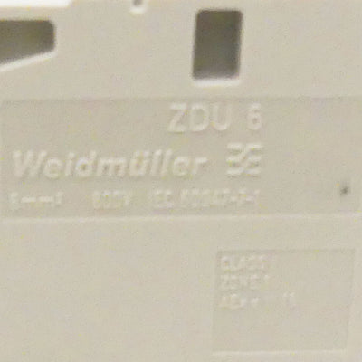 WEIDMULLER ZDU 6