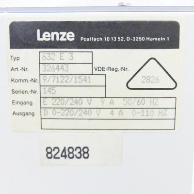 LENZE 632E3