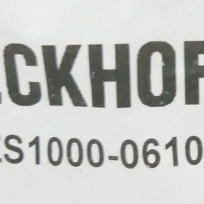 BECKHOFF ZS1000-0610