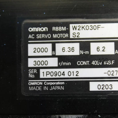 Omron R88M-W2K030F-S2
