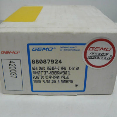 Gemu 604/06/D 7524A-2 HPW