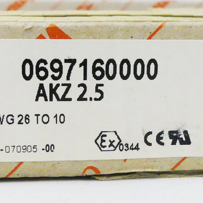Weidmuller AKZ 2.5 0637160000