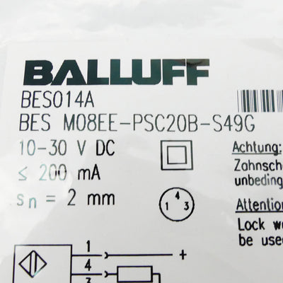 BALLUFF BES M08EE-PSC20B-S49G