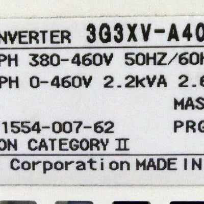 OMRON 3G3XV-A4007-CE