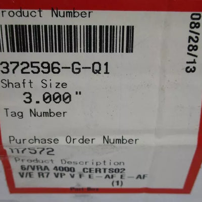 FLOWSERVE 372596-G-Q1