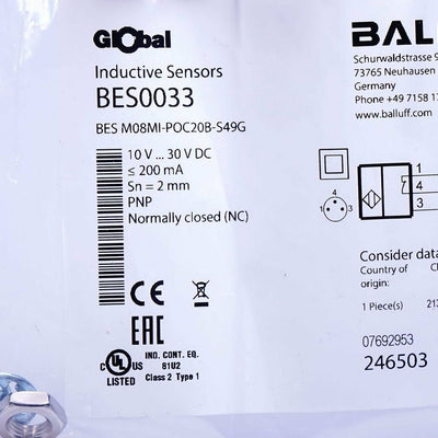 BALLUFF BES M08MI-POC20B-S49G