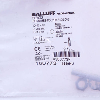 BALLUFF BES M08EE-POC20B-S49G-003