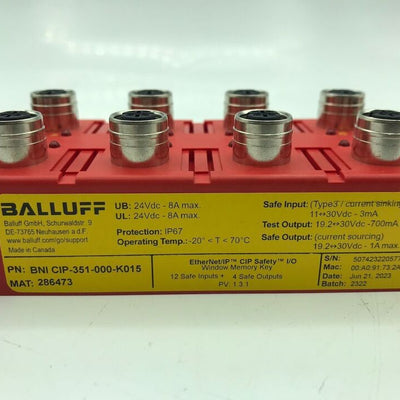 BALLUFF BNI CIP-351-000-K015