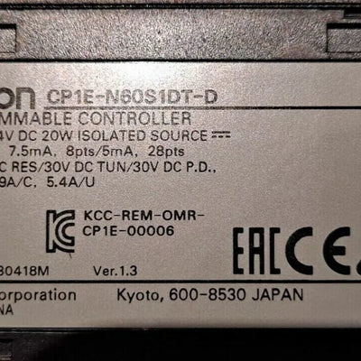 OMRON CP1E-N60S1DT-D