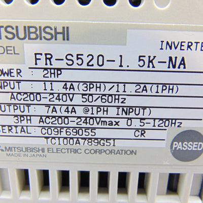 MITSUBISHI FR-S520-1-5K-NA