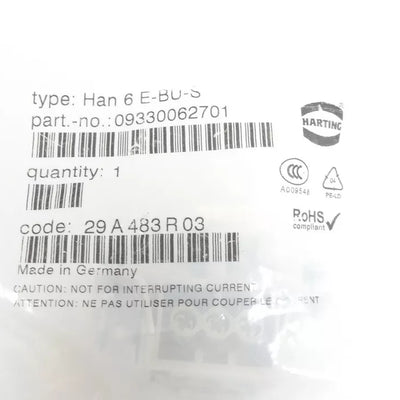 HARTING 09330062701