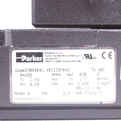 SMB60601 4811S3M642 PARKER SERVOMOTOR 1.7A